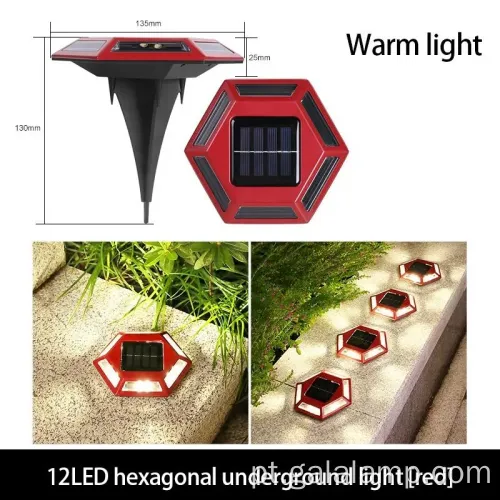 Luzes de jardim de LEDs duráveis ​​movidos a energia solar